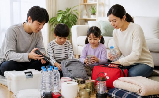 4인 가족이 비상용품 수량을 정할 때 확인할 기준