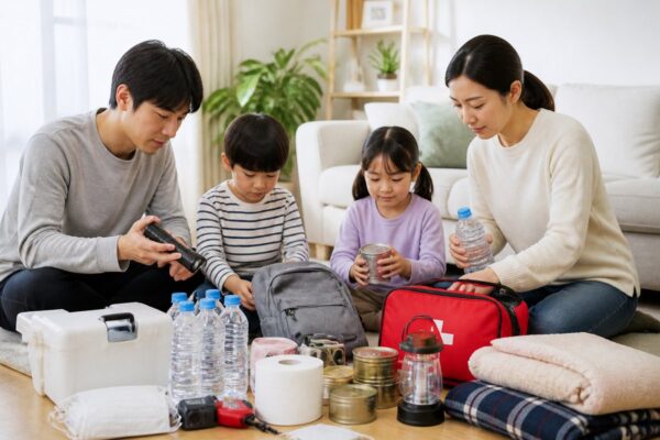 4인 가족이 비상용품 수량을 정할 때 확인할 기준
