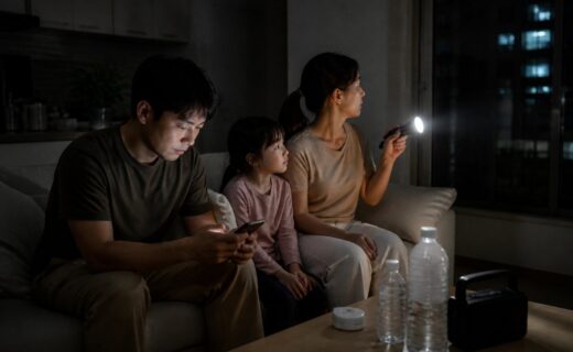 밤에 갑자기 정전됐을 때 가족이 먼저 확인할 안전사항