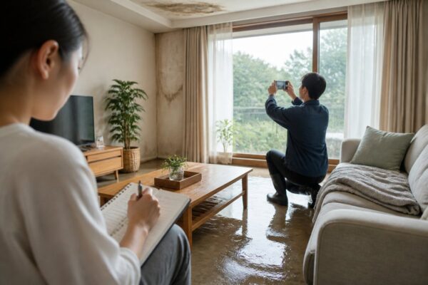 침수 피해 사진과 물품 목록을 기록할 때 준비할 것