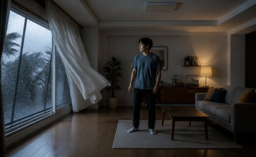 태풍 중 창문이 흔들릴 때 무리하게 접근하지 않는 대응 원칙